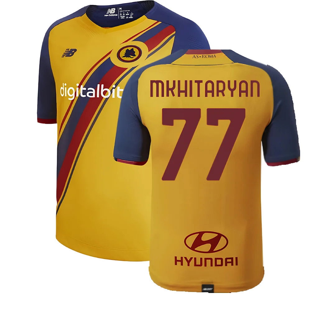 2021-2022 Roma Third Shirt (MKHITARYAN 77)_0