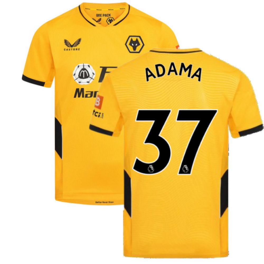 2021-2022 Wolves Home Shirt (ADAMA 37)_0