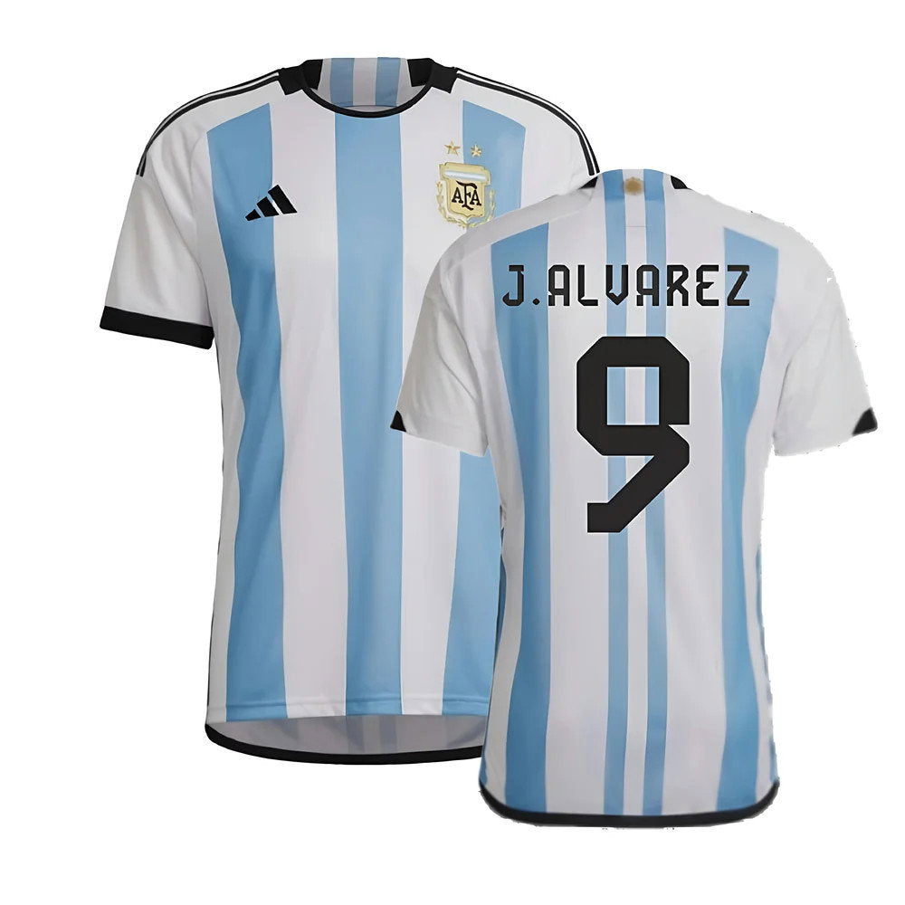 2022-2023 Argentina Home Shirt (J.ALVAREZ 9)_0