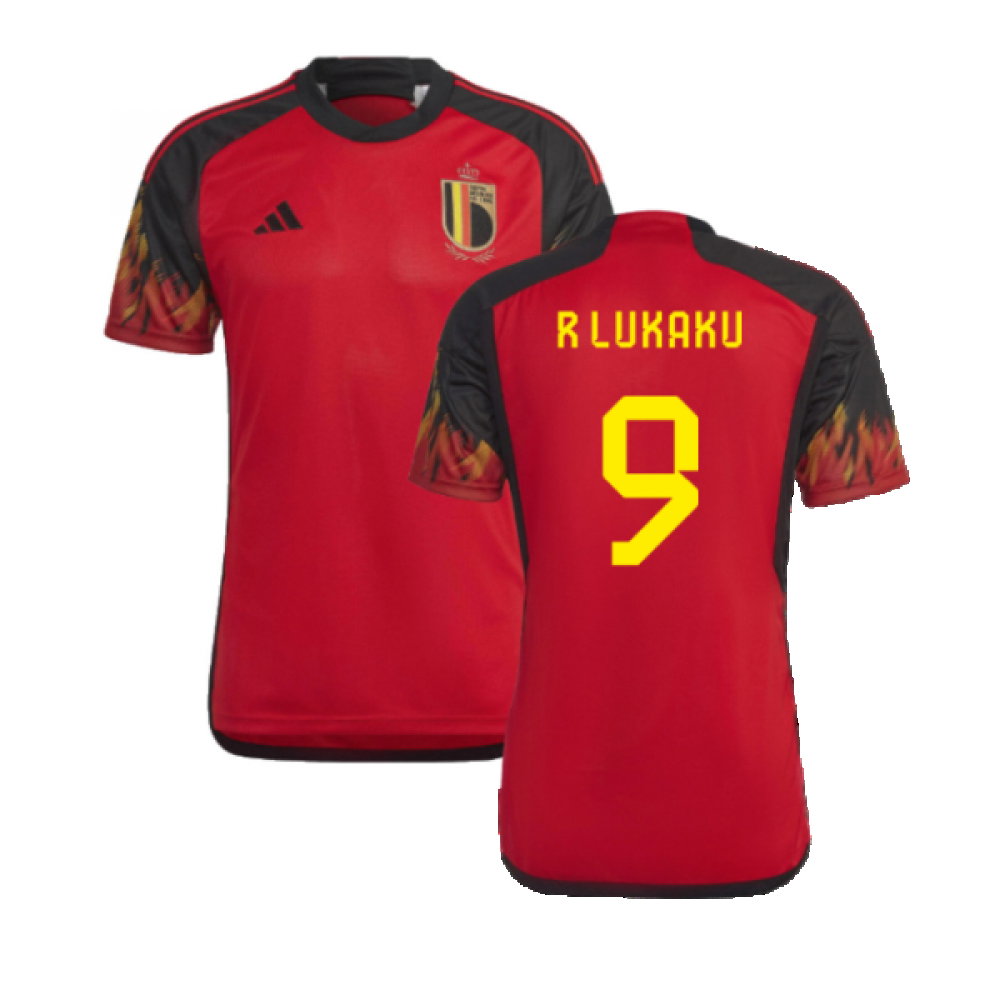 2022-2023 Belgium Home Shirt (R Lukaku 9)_0
