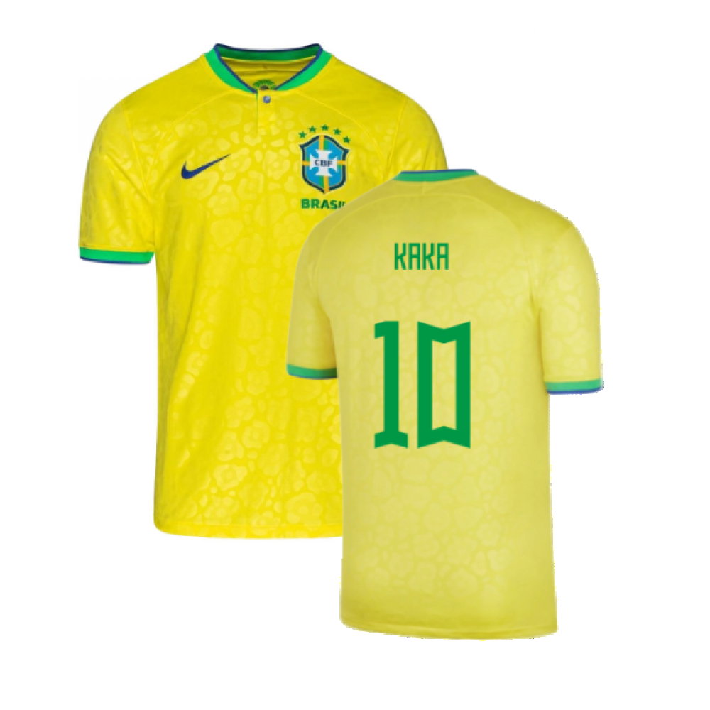 2022-2023 Brazil Little Boys Home Shirt (Kaka 10)_0
