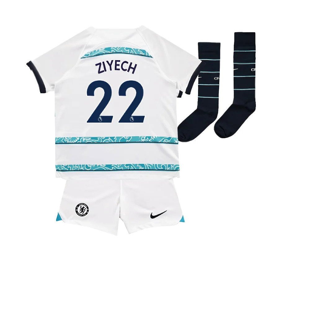 2022-2023 Chelsea Away Mini Kit (ZIYECH 22)_0