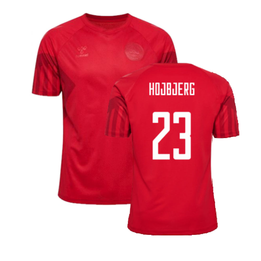 2022-2023 Denmark Home Jersey (Hojbjerg 23)_0