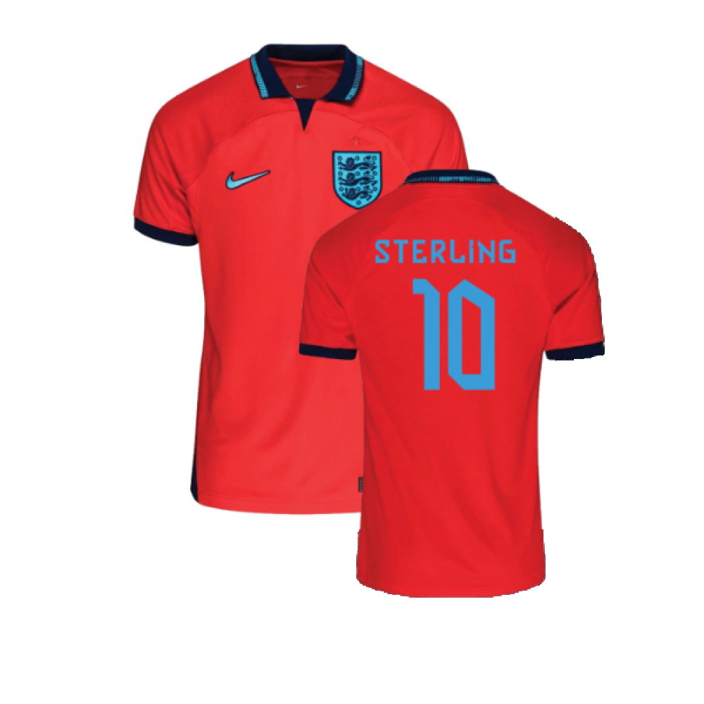2022-2023 England Away Shirt (Kids) (Sterling 10)_0