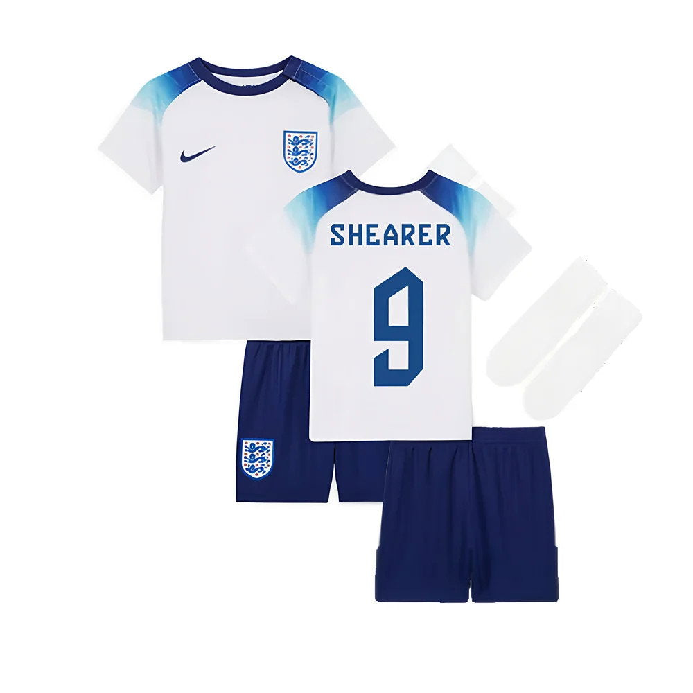 2022-2023 England Home Little Boys Mini Kit (Shearer 9)_0