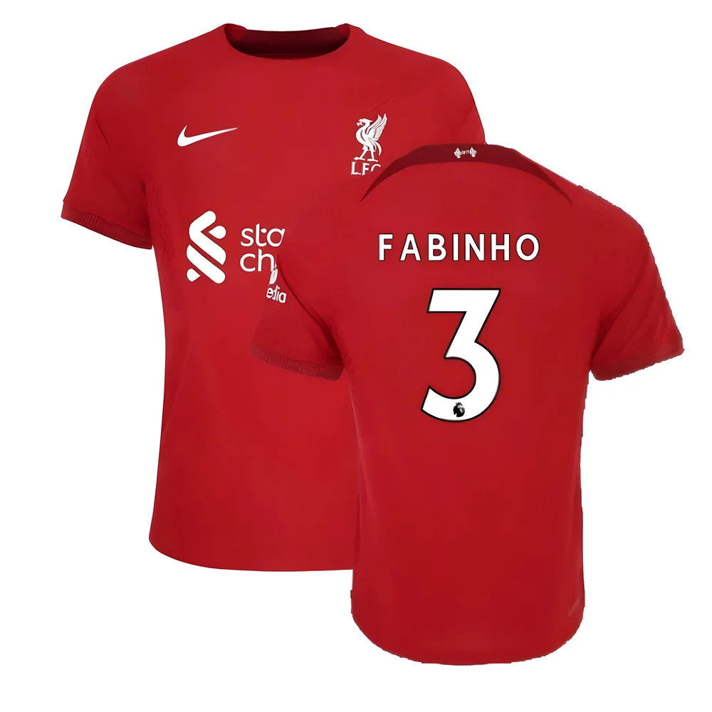 2022-2023 Liverpool Vapor Home Shirt (FABINHO 3)_0