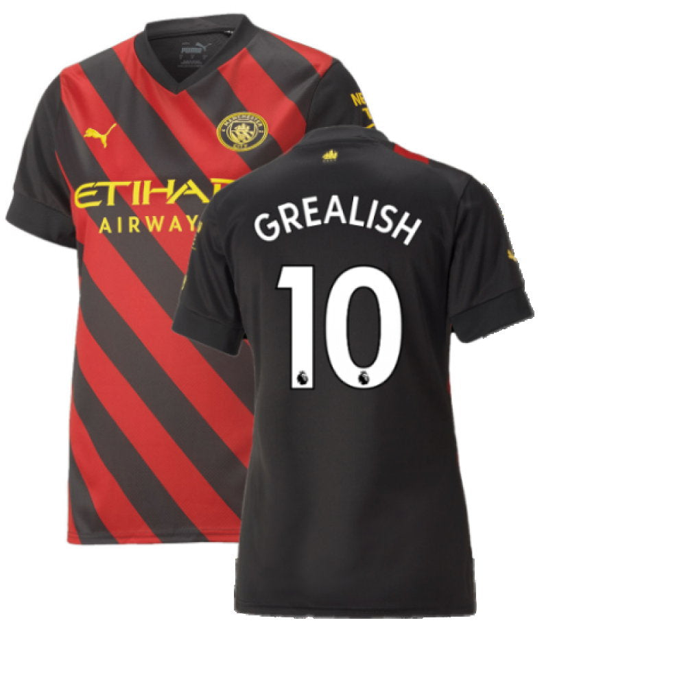 2022-2023 Man City Away Shirt (Ladies) (GREALISH 10)_0