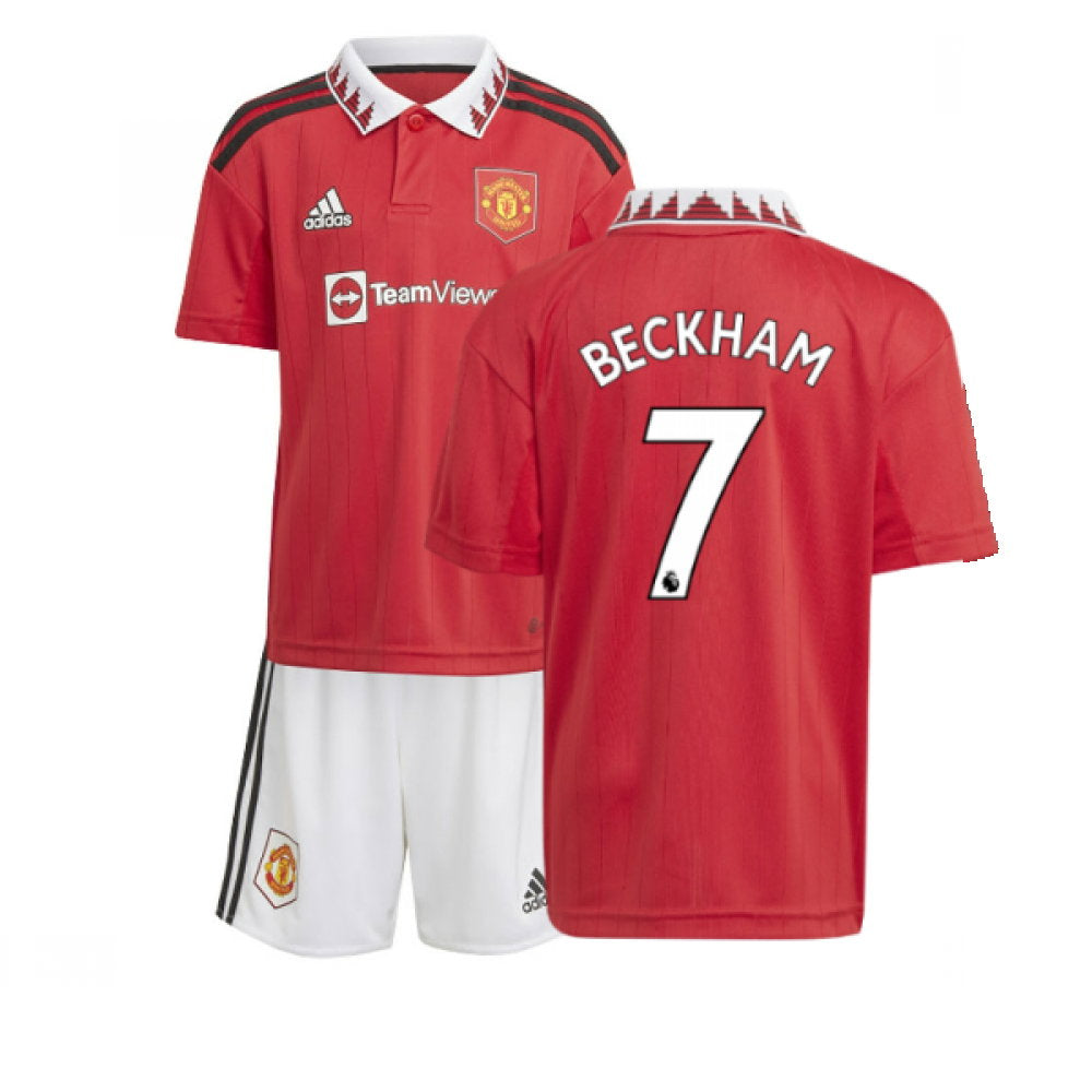 2022-2023 Man Utd Home Mini Kit (BECKHAM 7)_0
