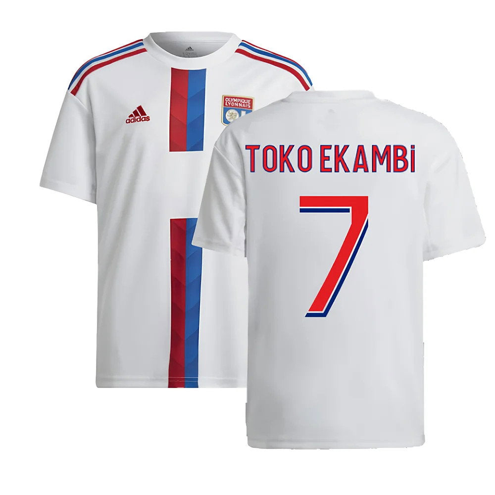 2022-2023 Olympique Lyon Home Shirt (Kids) (TOKO EKAMBI 7)_0