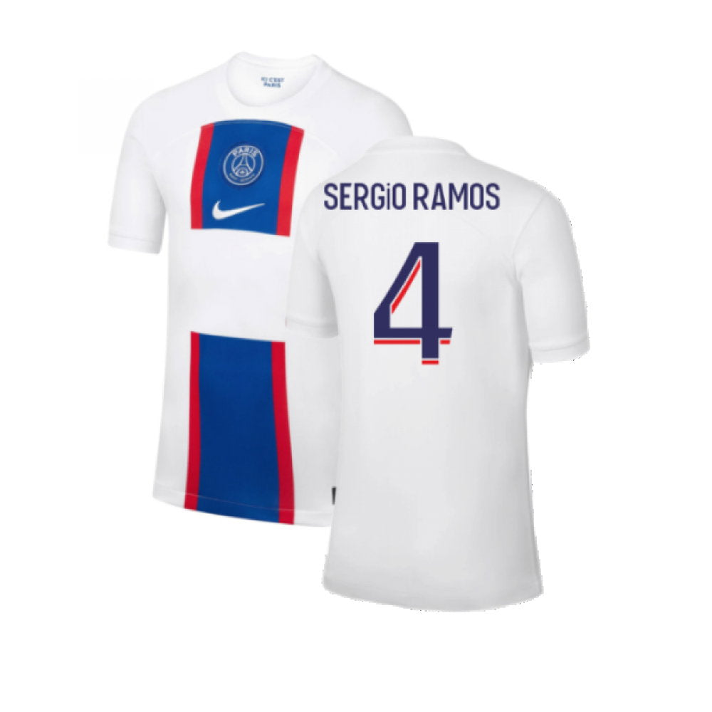 2022-2023 PSG Third Shirt (Kids) (SERGIO RAMOS 4)_0