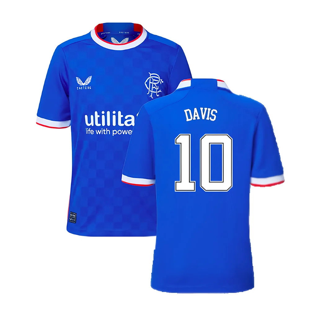 2022-2023 Rangers Home Shirt (Kids) (DAVIS 10)_0