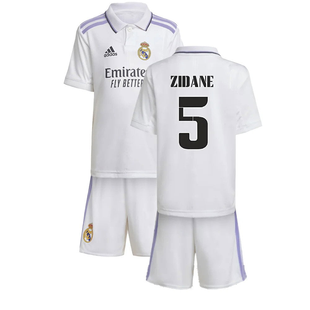 2022-2023 Real Madrid Home Mini Kit (ZIDANE 5)_0
