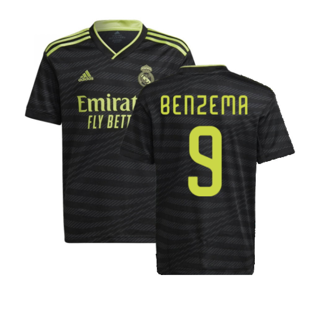2022-2023 Real Madrid Third Shirt (Kids) (BENZEMA 9)_0