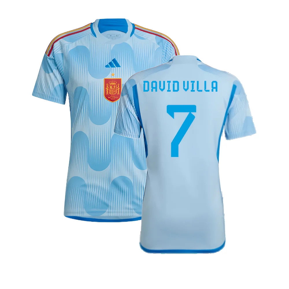 2022-2023 Spain Away Shirt (David Villa 7)_0