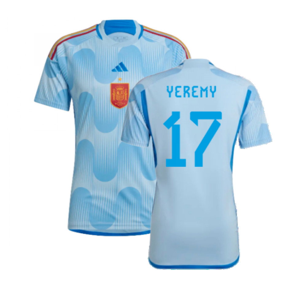 2022-2023 Spain Away Shirt (Yeremy 17)_0