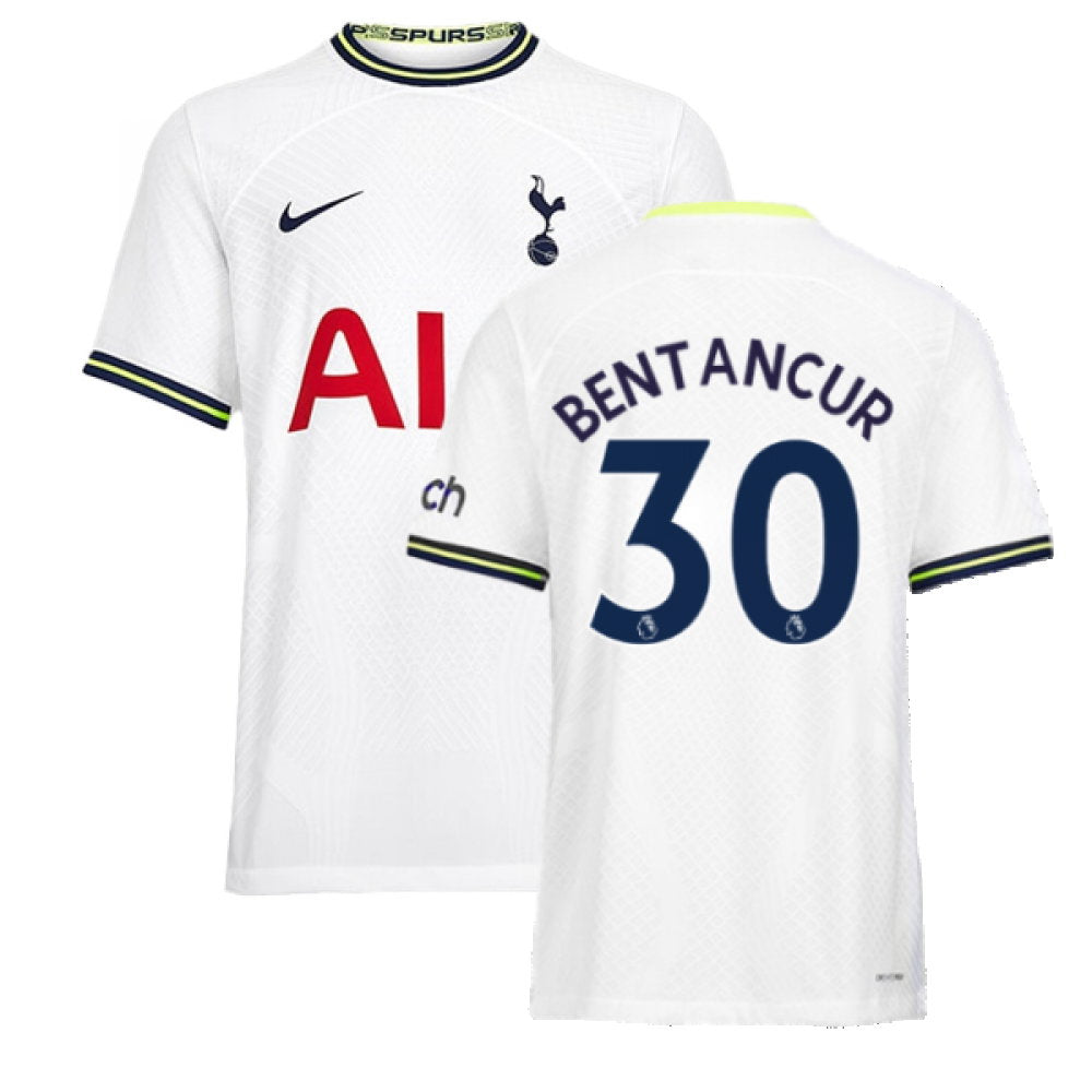 2022-2023 Tottenham Vapor Home Shirt (BENTANCUR 30)_0