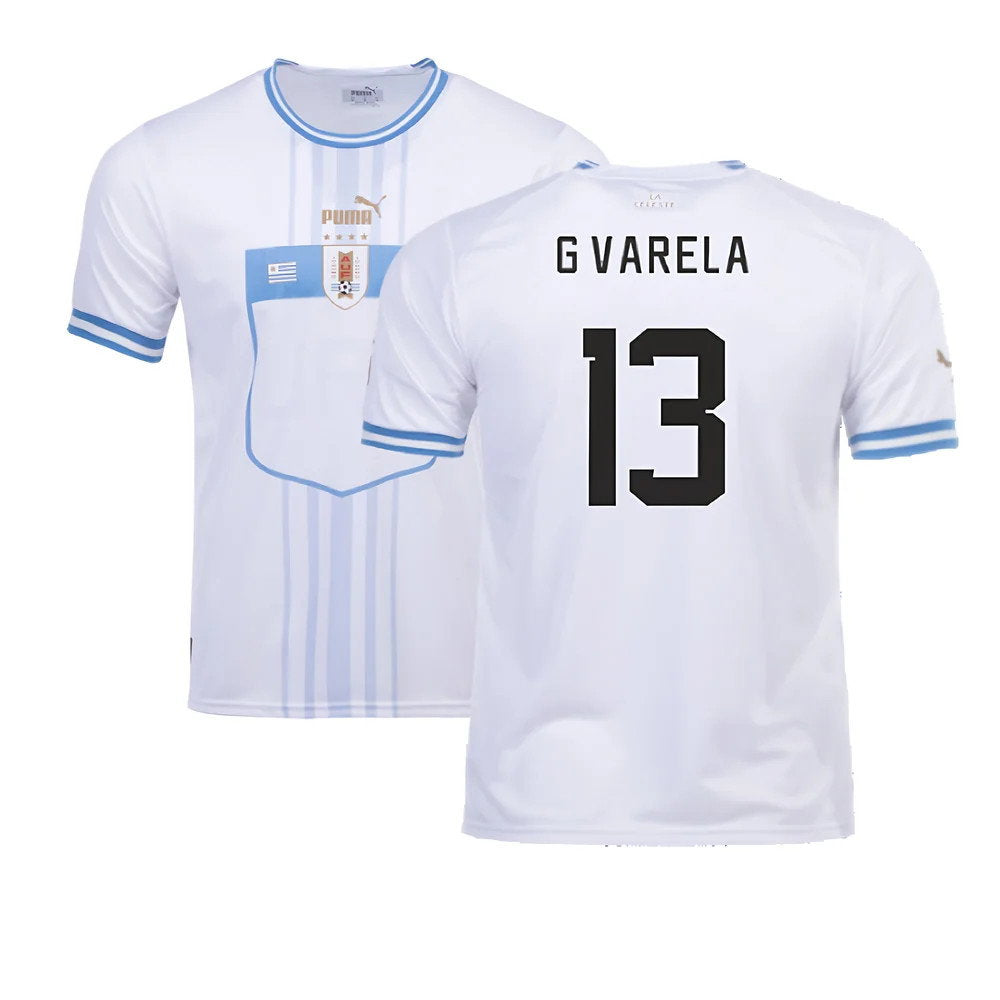 2022-2023 Uruguay Away Shirt (G Varela 13)_0
