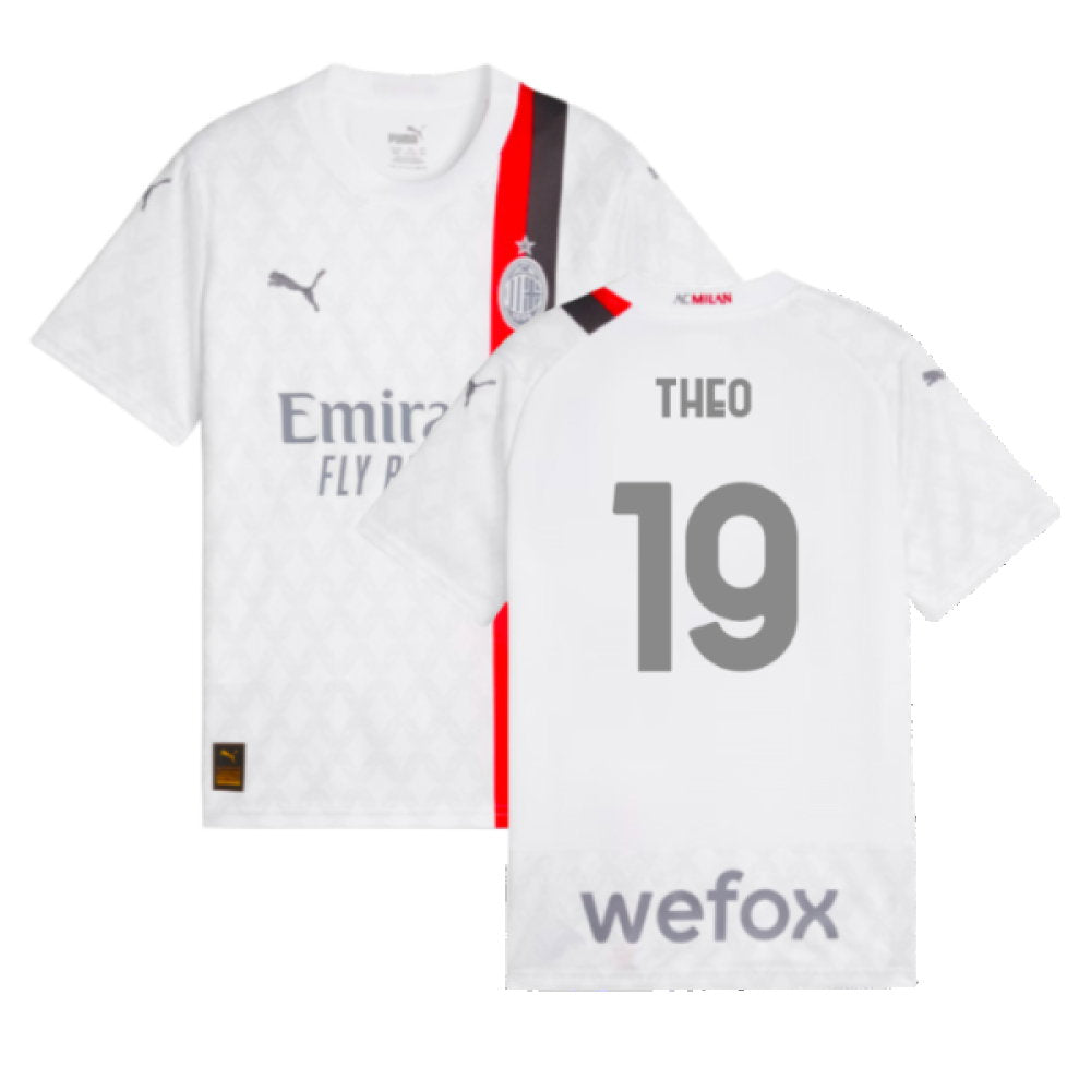 2023-2024 AC Milan Away Shirt (Kids) (Theo 19)_0