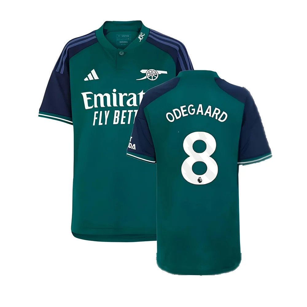 2023-2024 Arsenal Third Shirt (Kids) (Odegaard 8)_0