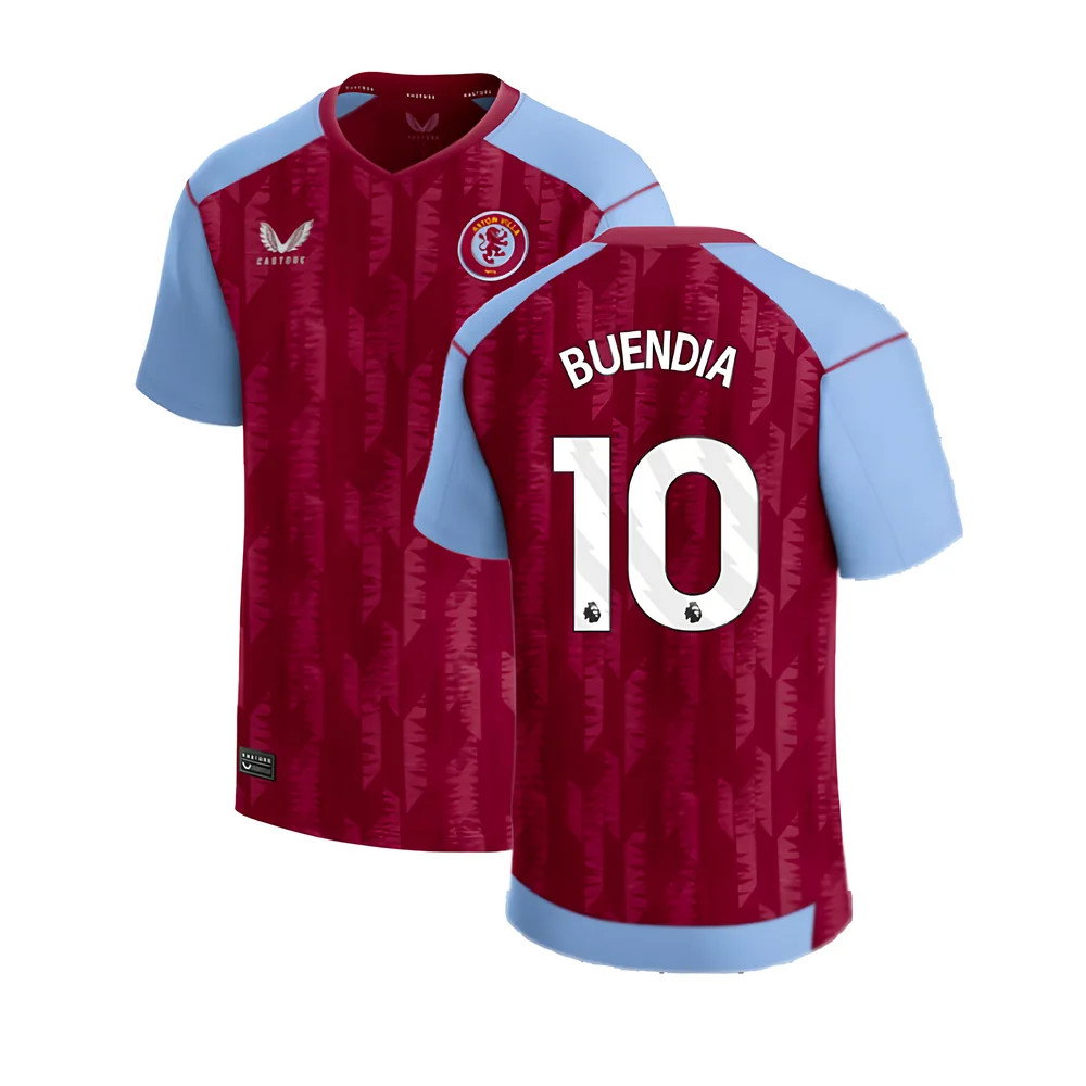 2023-2024 Aston Villa Home Shirt (Kids) (Buendia 10)_0