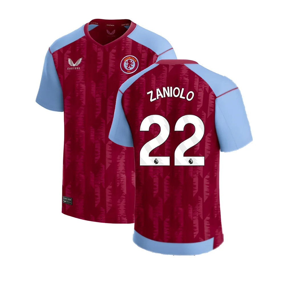 2023-2024 Aston Villa Home Shirt (Kids) (Zaniolo 22)_0