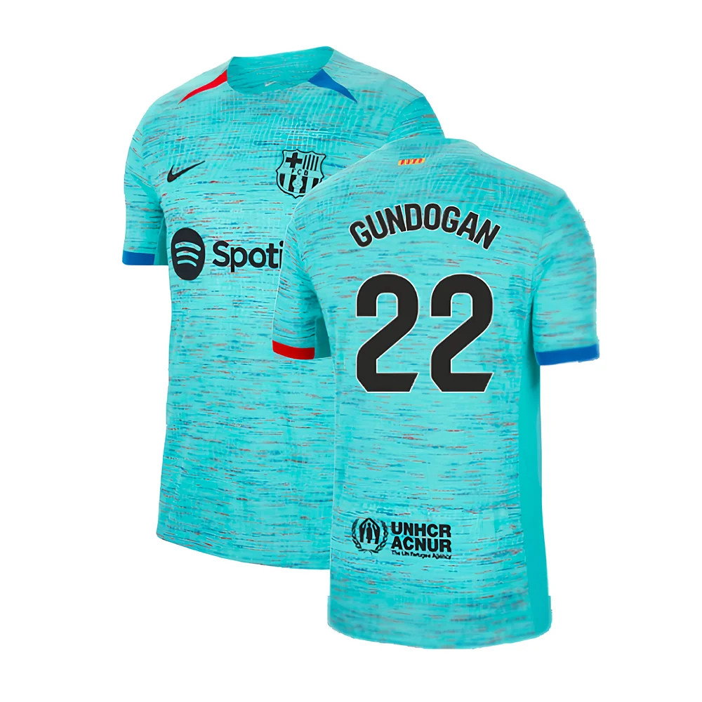 2023-2024 Barcelona Authentic Third Shirt (Gundogan 22)_0