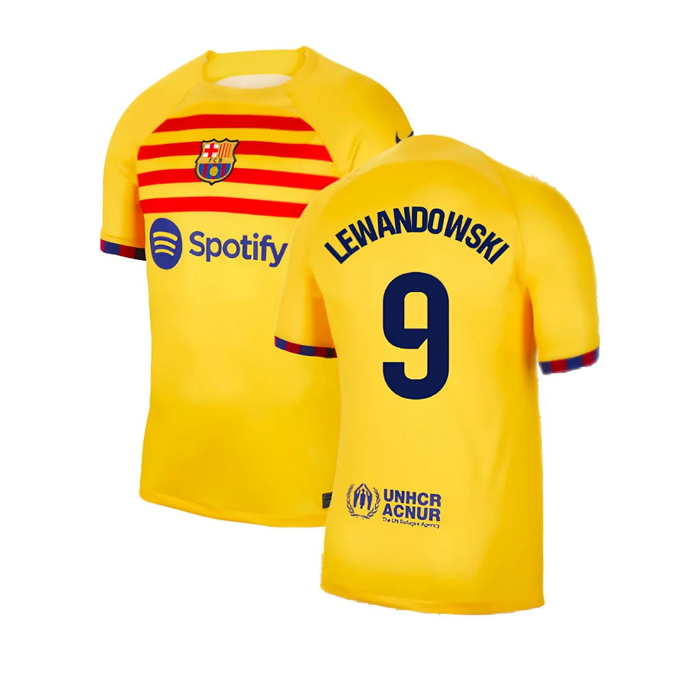 2023-2024 Barcelona Fourth Shirt (Lewandowski 9)_0