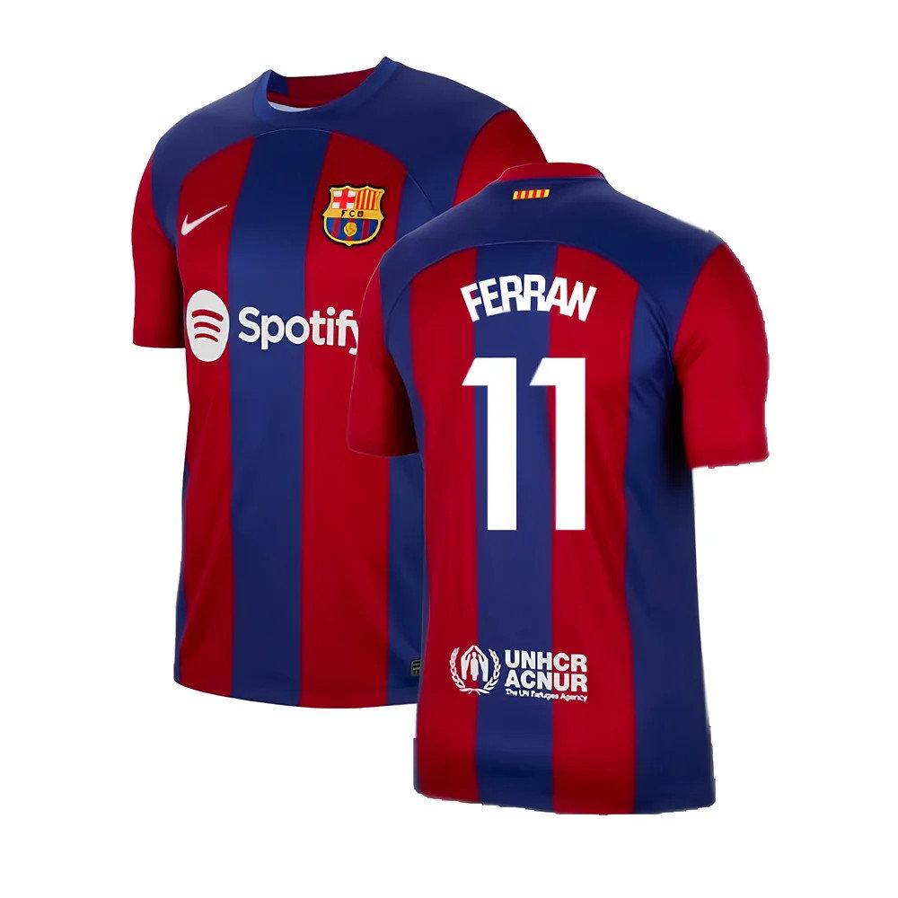 2023-2024 Barcelona Home Shirt (Ferran 11)_0
