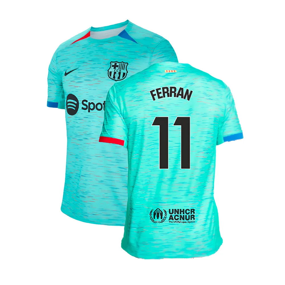 2023-2024 Barcelona Third Shirt (Ferran 11)_0