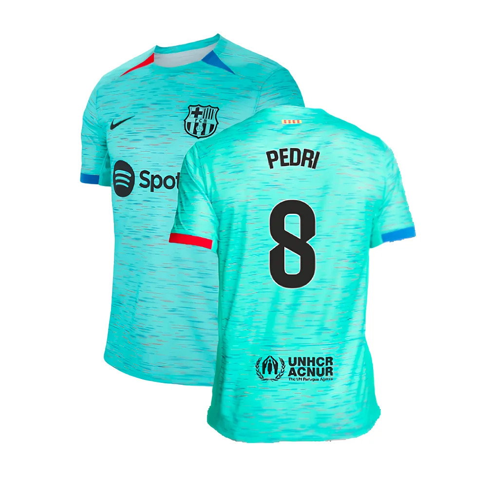 2023-2024 Barcelona Third Shirt (Pedri 8)_0