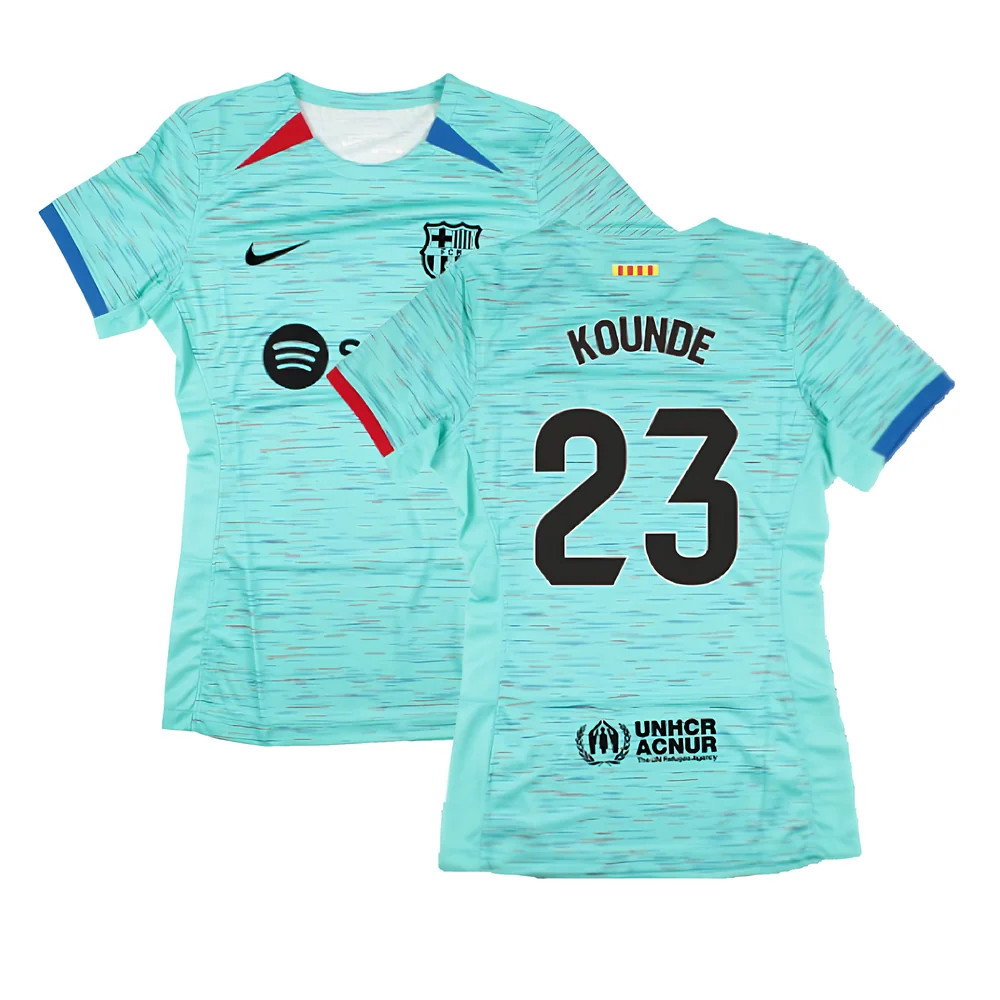 2023-2024 Barcelona Third Shirt (Womens) (Kounde 23)_0