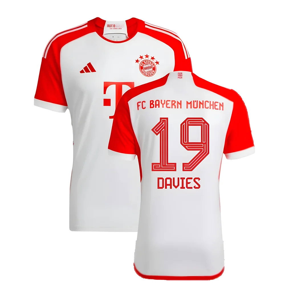 2023-2024 Bayern Munich Home Shirt (Davies 19)_0