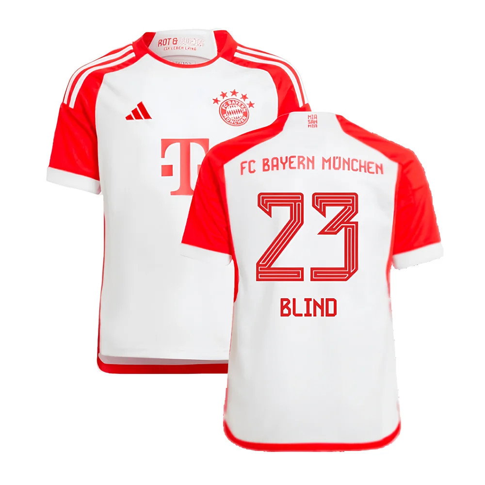 2023-2024 Bayern Munich Home Shirt (Kids) (Blind 23)_0
