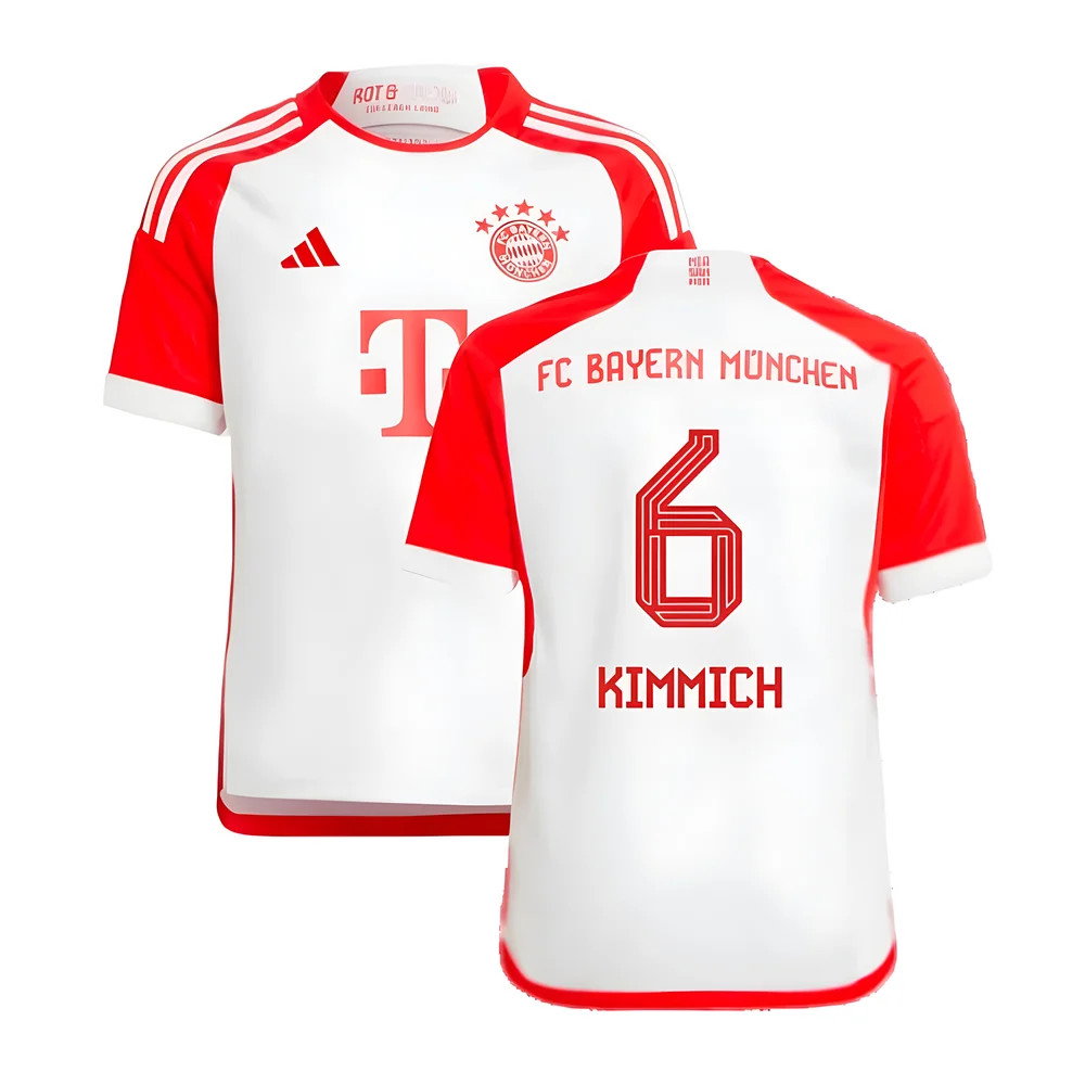 2023-2024 Bayern Munich Home Shirt (Kids) (Kimmich 6)_0