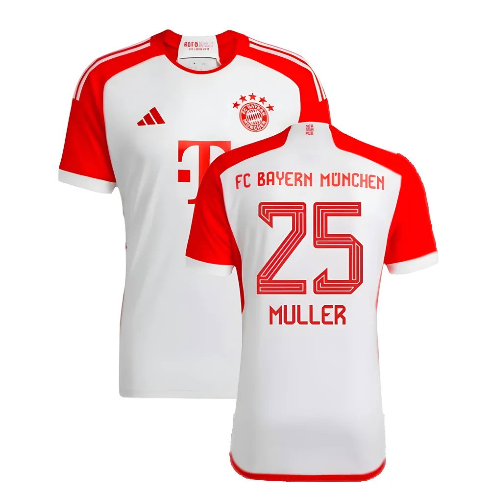 2023-2024 Bayern Munich Home Shirt (Muller 25)_0