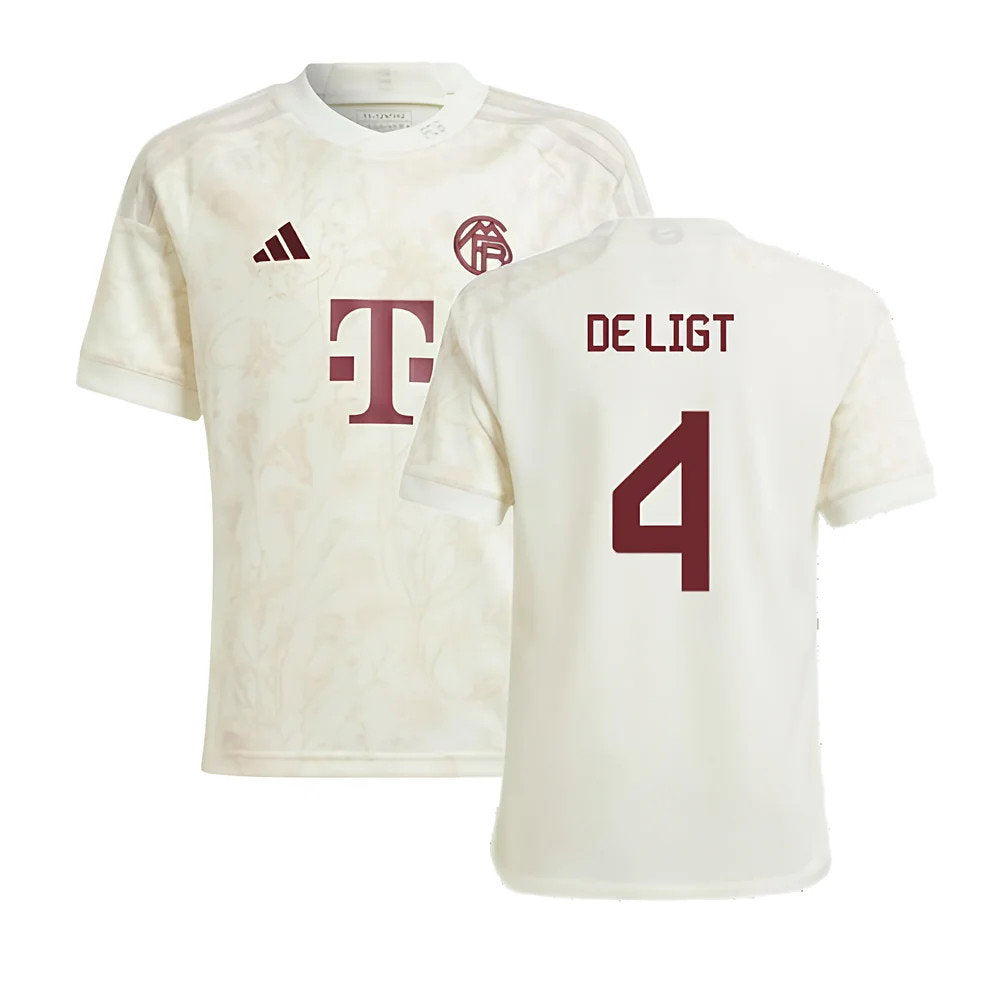 2023-2024 Bayern Munich Third Shirt (Kids) (De Ligt 4)_0
