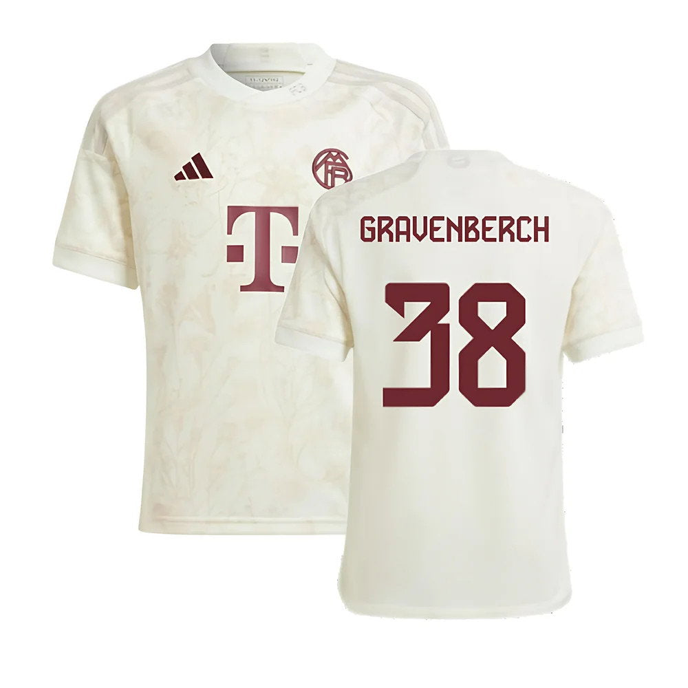 2023-2024 Bayern Munich Third Shirt (Kids) (Gravenberch 38)_0
