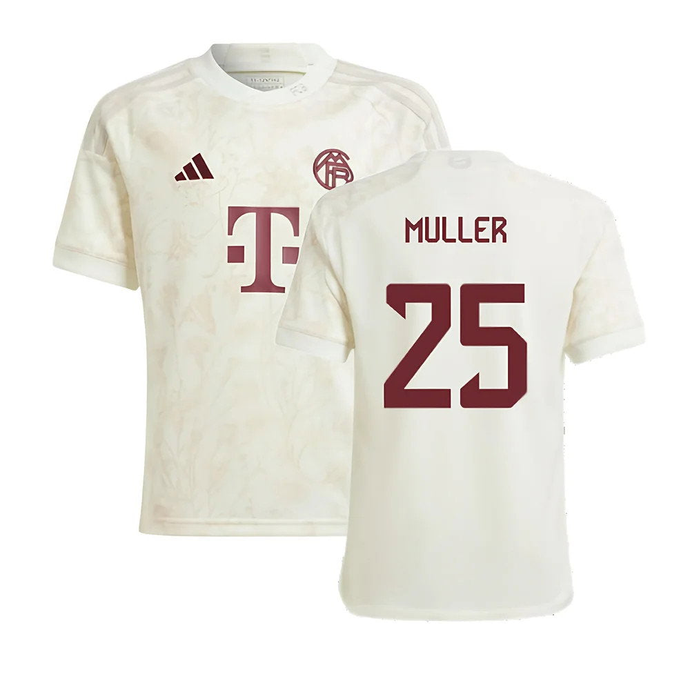 2023-2024 Bayern Munich Third Shirt (Kids) (Muller 25)_0