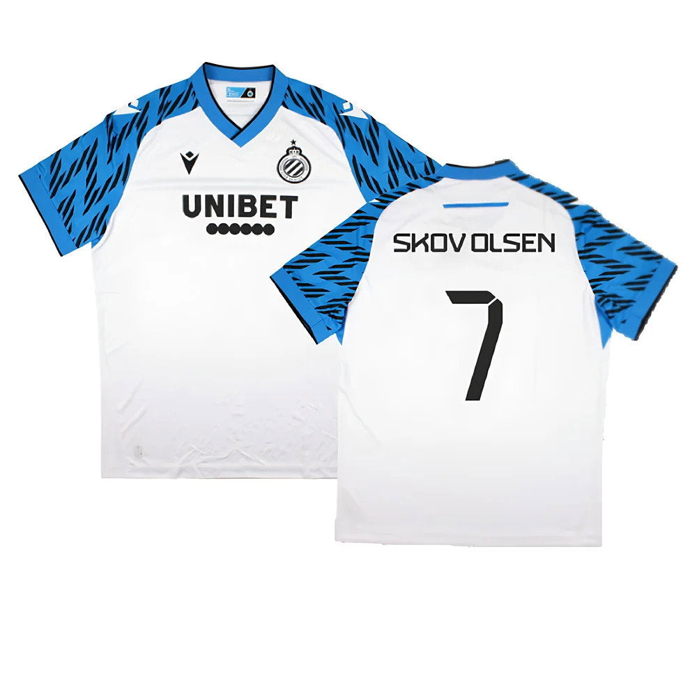 2023-2024 Club Brugge Authentic Away Shirt (SKOV OLSEN 7)_0