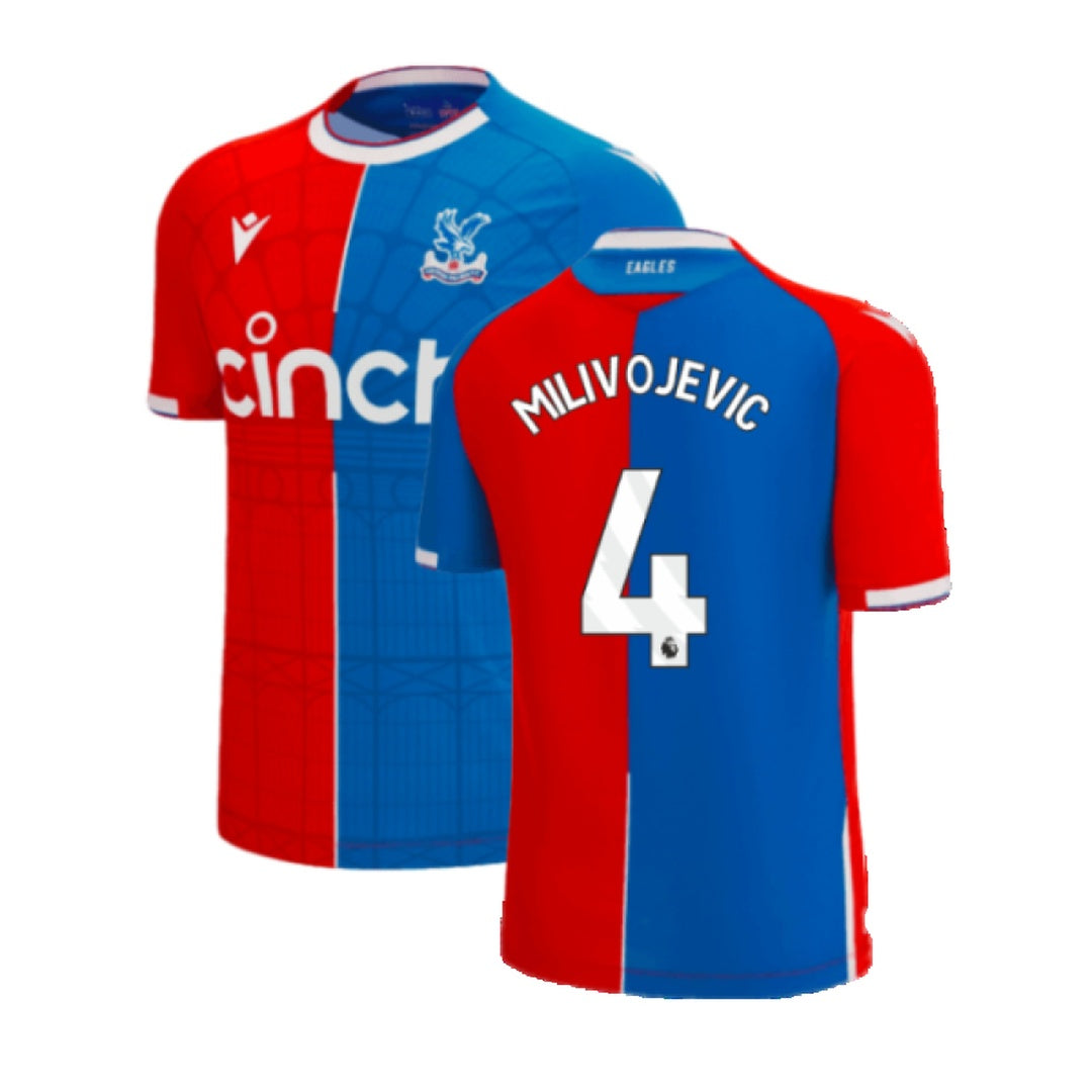2023-2024 Crystal Palace Home Shirt (MILIVOJEVIC 4)_0