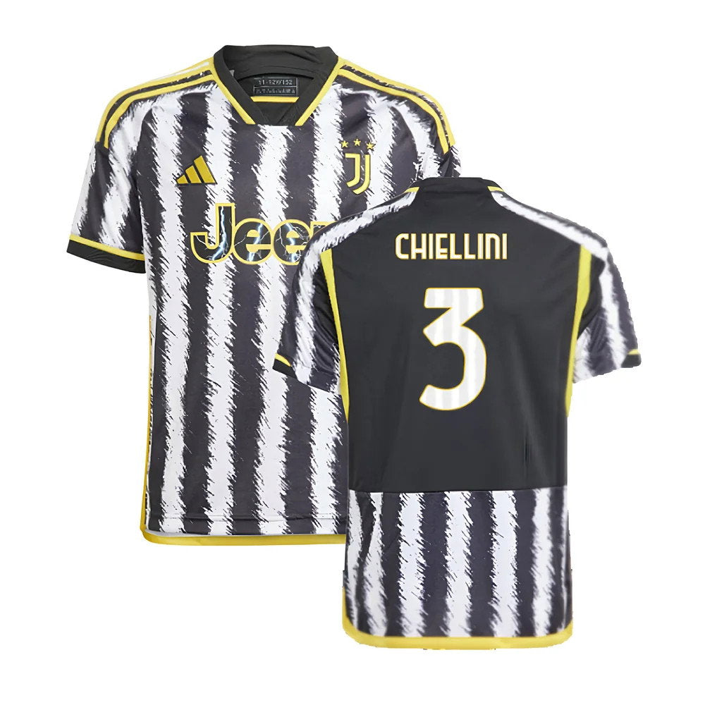2023-2024 Juventus Home Shirt (Kids) (CHIELLINI 3)_0
