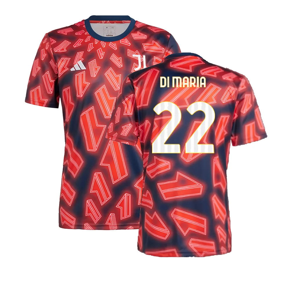 2023-2024 Juventus Pre Match Shirt (Night Indigo) (DI MARIA 22)_0
