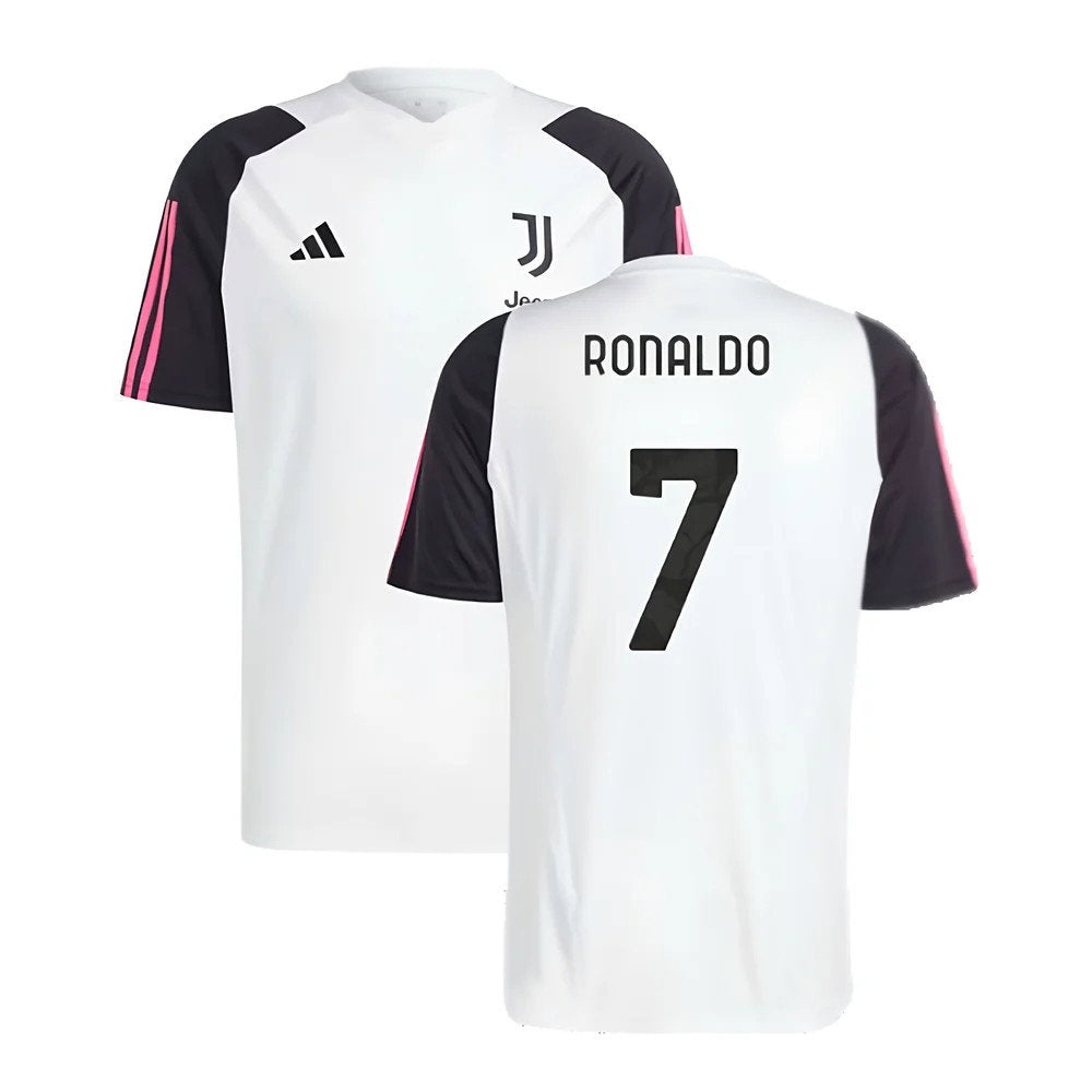 2023-2024 Juventus Training Shirt (White) (RONALDO 7)_0