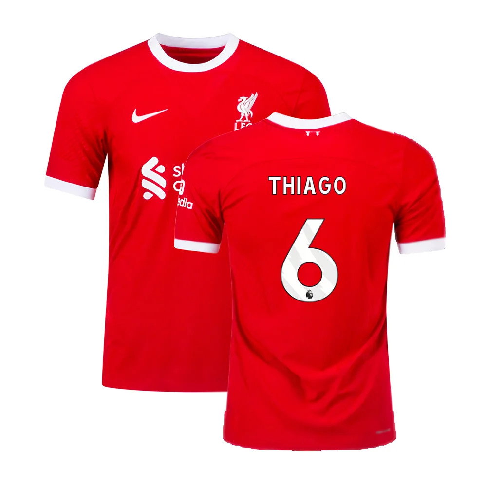 2023-2024 Liverpool Home Dri-Fit ADV Match Shirt (Thiago 6)_0