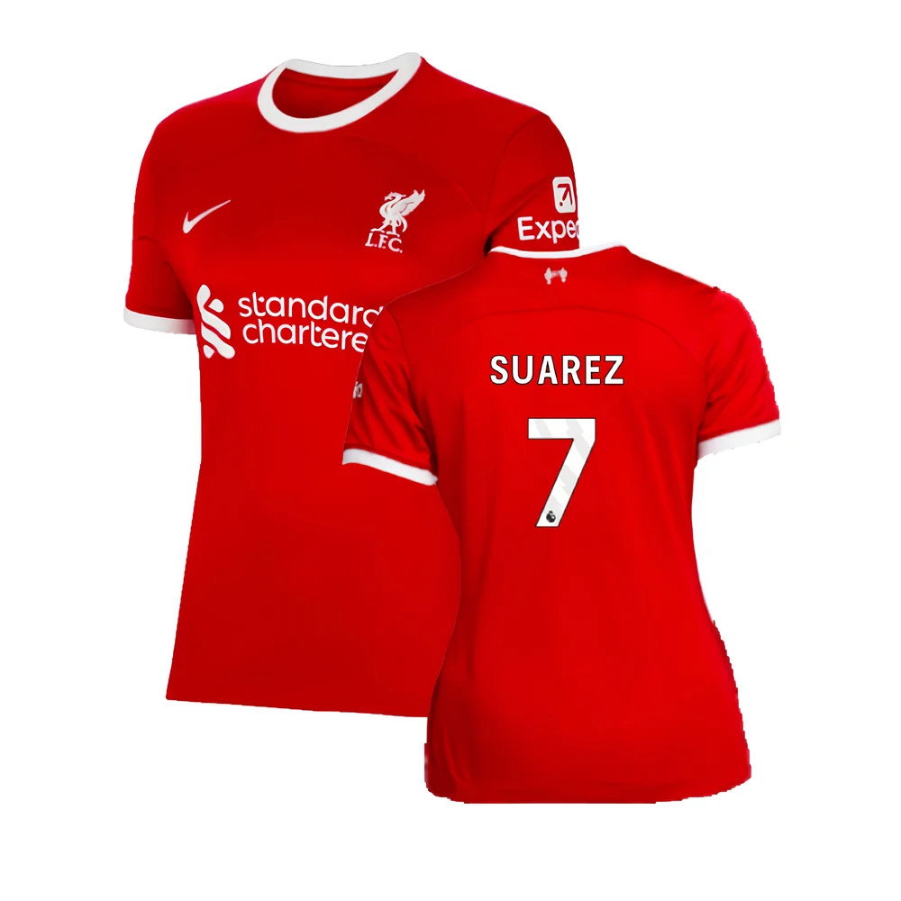 2023-2024 Liverpool Home Shirt (Ladies) (Suarez 7)_0