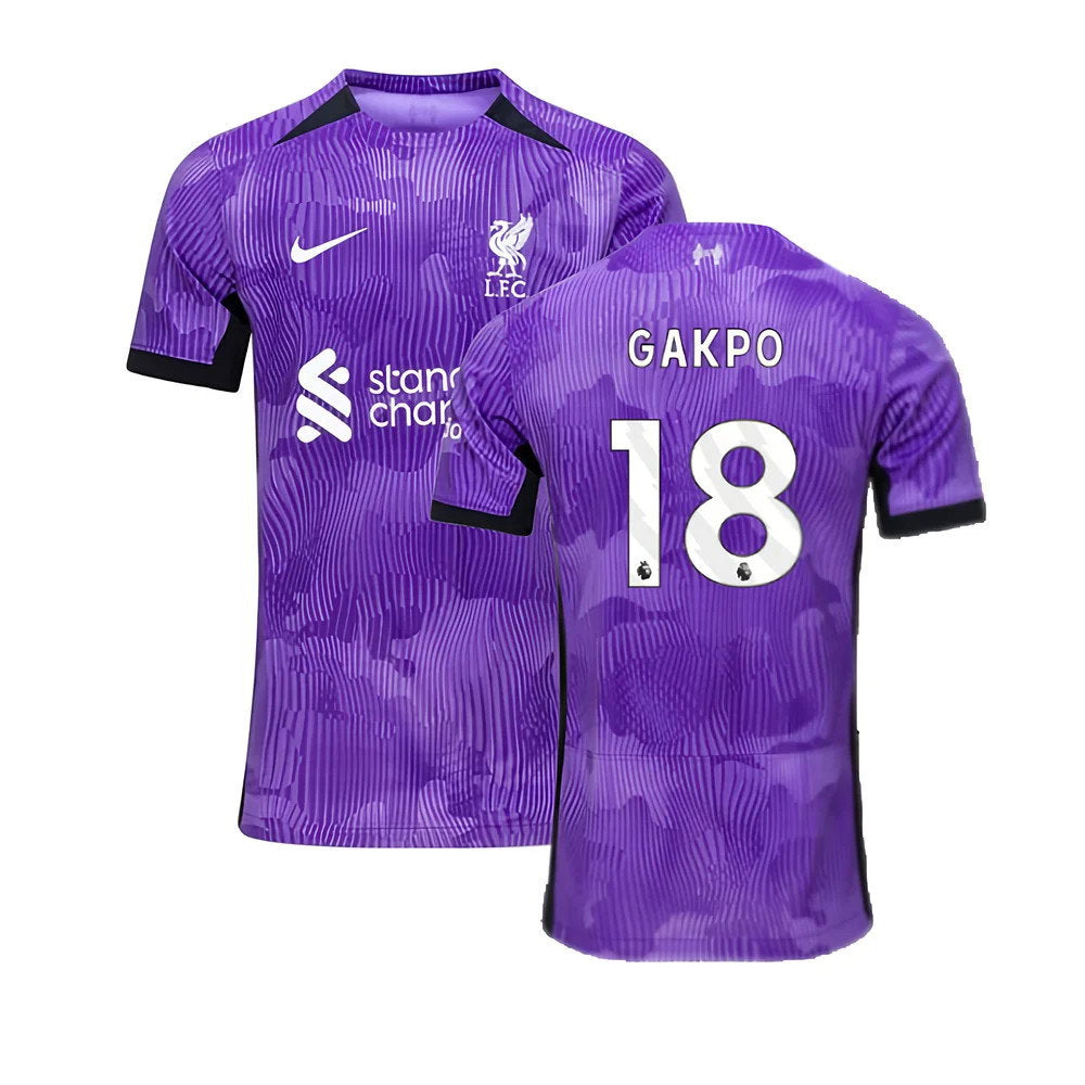 2023-2024 Liverpool Third Shirt (Kids) (Gakpo 18)_0
