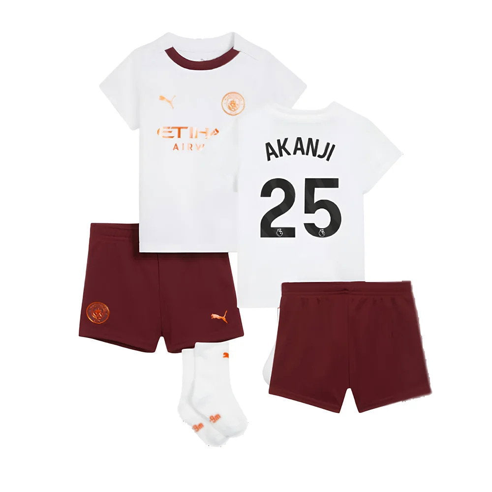 2023-2024 Man City Away Baby Kit (AKANJI 25)_0