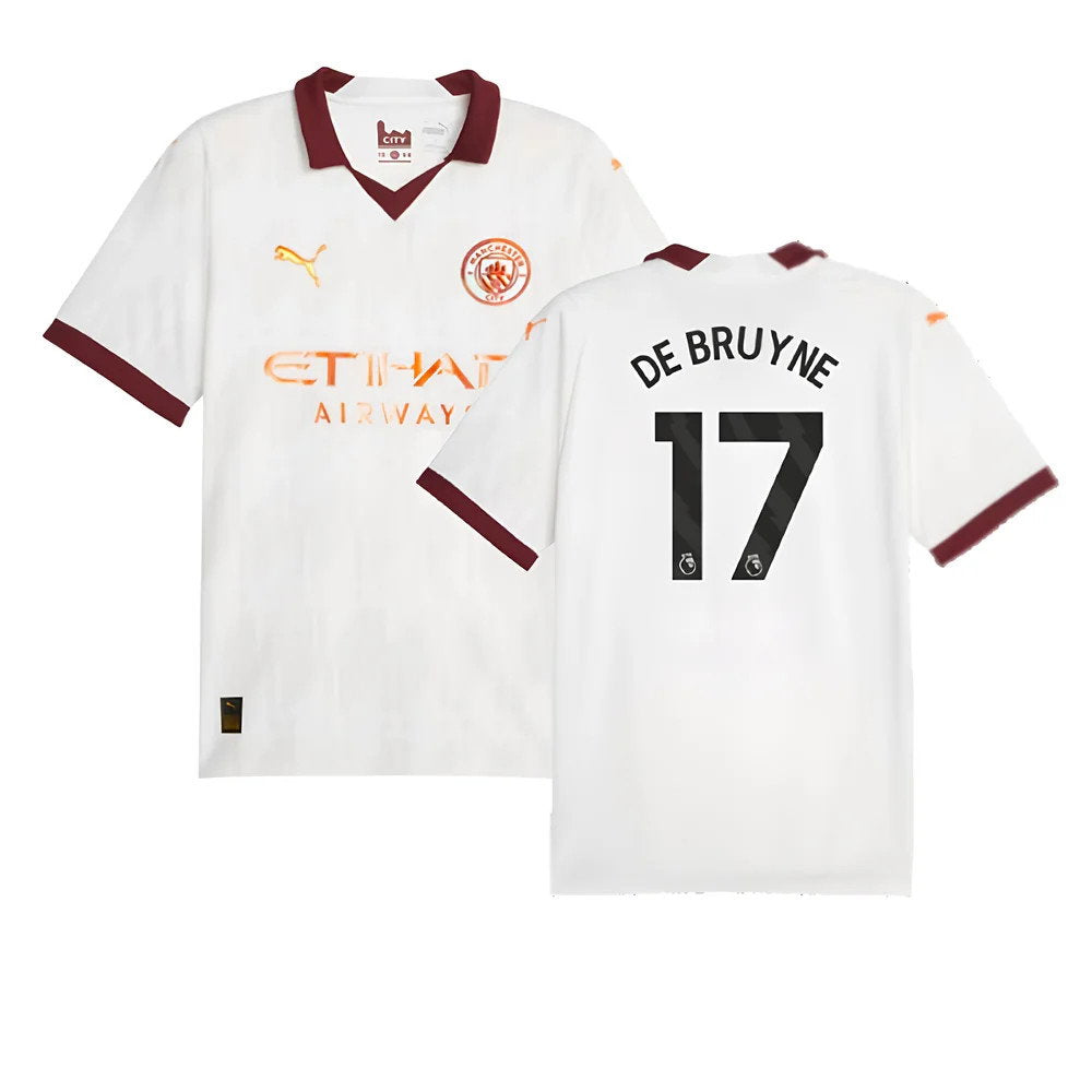 2023-2024 Man City Away Shirt (DE BRUYNE 17)_0
