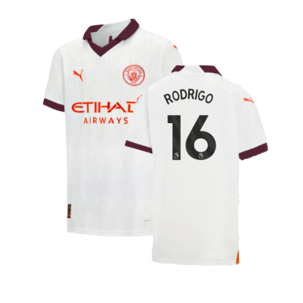 2023-2024 Man City Away Shirt (Kids) (RODRIGO 16)_0
