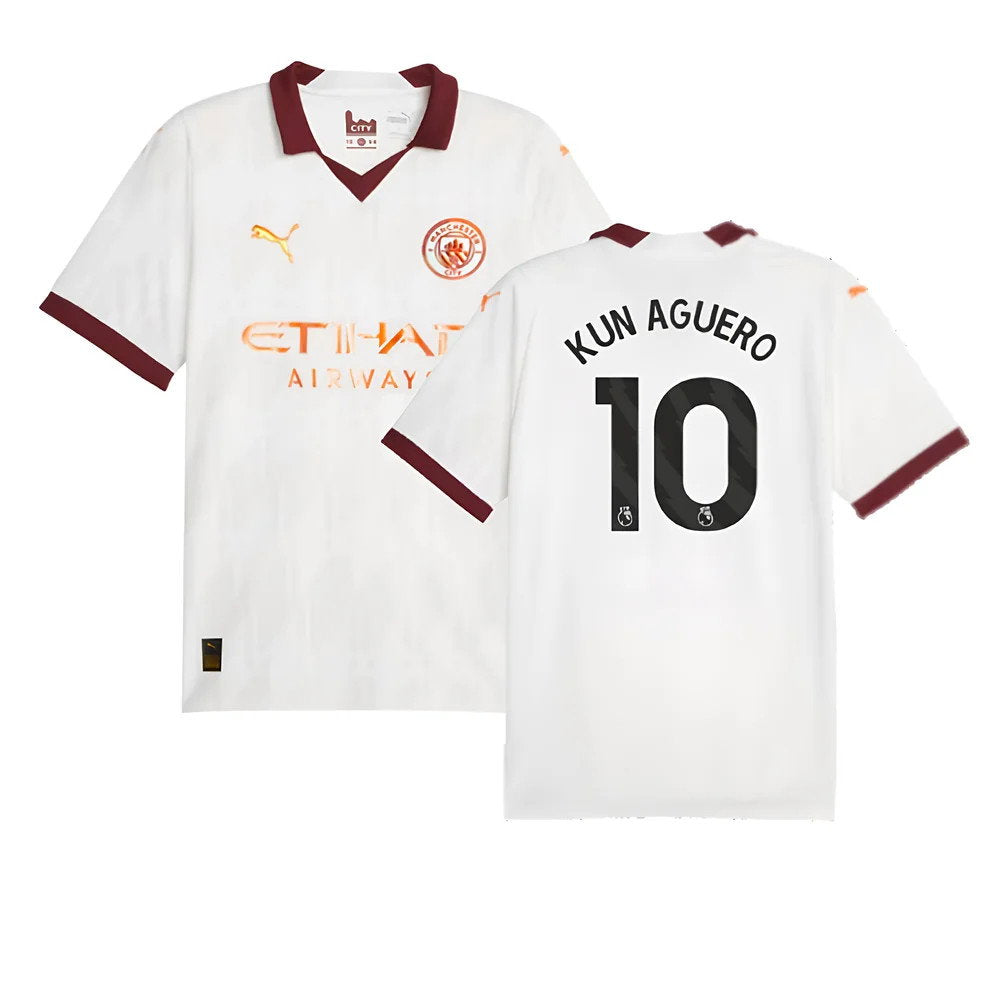 2023-2024 Man City Away Shirt (KUN AGUERO 10)_0